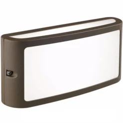 Applique Da Esterno-Selezionato da Mazzolaluce Applique per esterno marrone led 10w 3000k moderno ip54