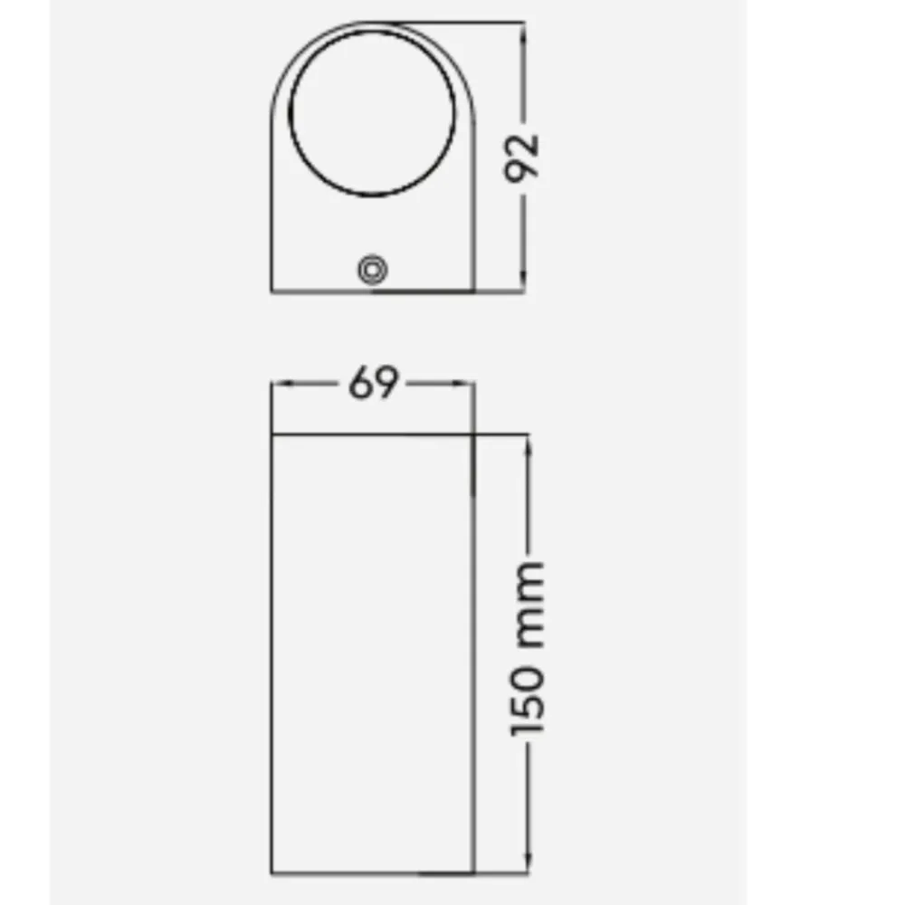 Applique Da Esterno-Selezionato da Mazzolaluce Applique per esterno moderna antracite