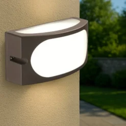 Applique Da Esterno-Selezionato da Mazzolaluce Applique per esterno moderno marrone e27
