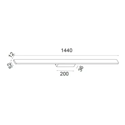 Applique Da Esterno-Selezionato da Mazzolaluce Applique per esterno moderno antracite rettangolare 24w 3000k