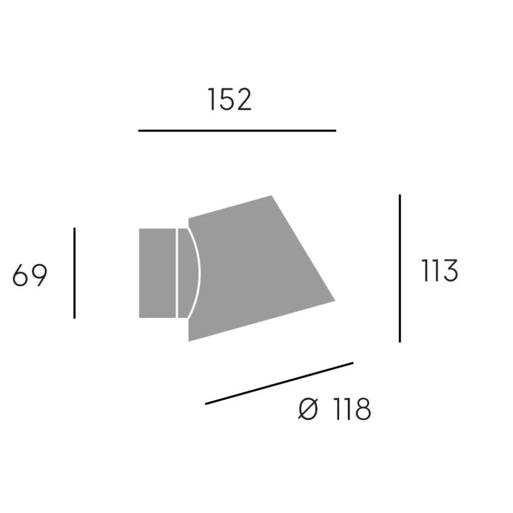 Applique Da Esterno-Selezionato da Mazzolaluce Applique per esterno nera luce orientabile moderna ip65