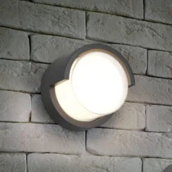 Applique Da Esterno-Selezionato da Mazzolaluce Applique per esterno nero 8w 3000k moderna