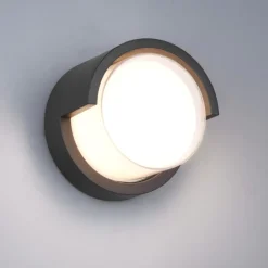 Applique Da Esterno-Selezionato da Mazzolaluce Applique per esterno nero 8w 3000k moderna