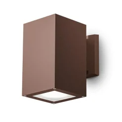 Applique Da Esterno-Gea Luce Applique per esterno quadrato marrone