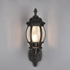 Applique Da Esterno-Selezionato da Mazzolaluce Applique per esterno stile classico nero lanterna