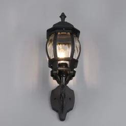 Applique Da Esterno-Selezionato da Mazzolaluce Applique per esterno stile classico nero lanterna
