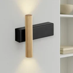 Applique Da Parete-Selezionato da Mazzolaluce Applique per interni moderna led 6w 3000k oro nero