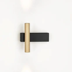 Applique Da Parete-Selezionato da Mazzolaluce Applique per interni moderna led 6w 3000k oro nero