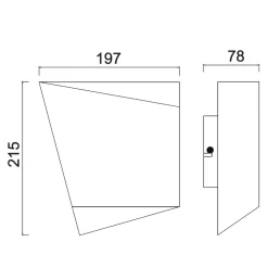 Applique Da Parete-Selezionato da Mazzolaluce Applique per parete nero interno oro design moderna