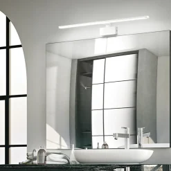 Applique Da Bagno-Ideal Lux Applique per specchio bagno bianco alma ap d81