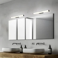 Applique Da Bagno-Selezionato da Mazzolaluce Applique per specchio bagno design nero led 6w 3000k