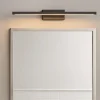 Applique Da Bagno-Selezionato da Mazzolaluce Applique per specchio bagno nera moderna led 18w 3000k