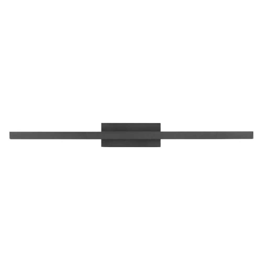 Applique Da Bagno-Selezionato da Mazzolaluce Applique per specchio bagno nera moderna led 18w 3000k