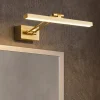 Applique Da Bagno-Selezionato da Mazzolaluce Applique per specchio bagno orientabile 12w 3000k oro