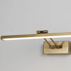 Applique Da Bagno-Selezionato da Mazzolaluce Applique per specchio bagno orientabile 12w 3000k oro