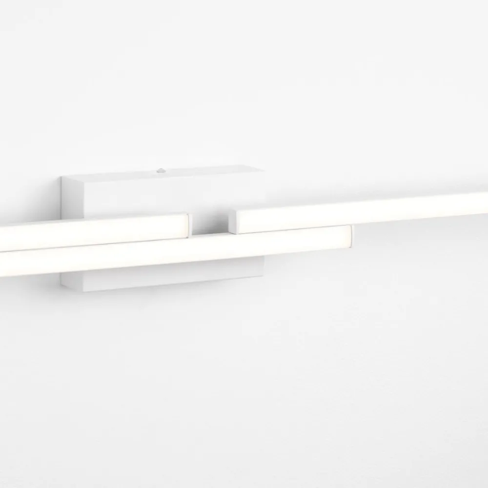 Applique Da Bagno-Selezionato da Mazzolaluce Applique per specchio da bagno moderno bianco 3000k 31w