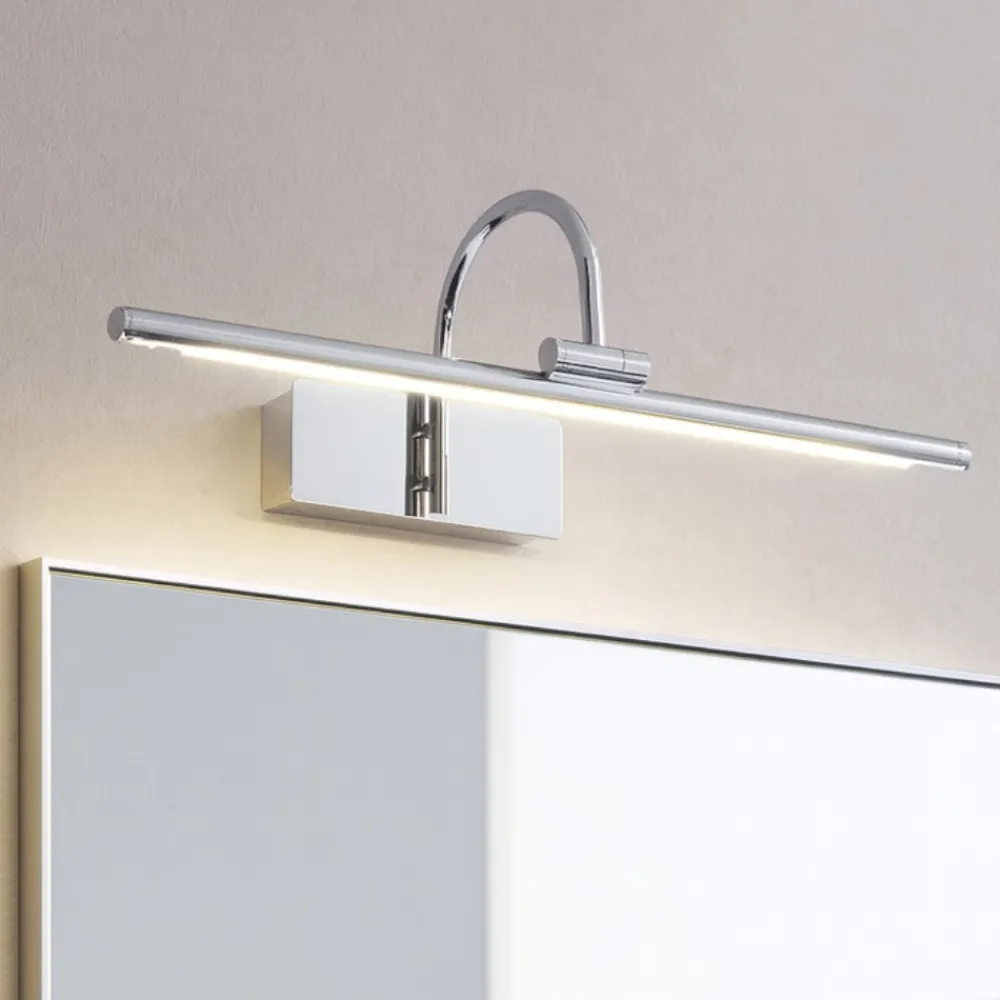 Applique Da Bagno-IsyLuce Applique per specchio da bagno 8w 4000k cromo