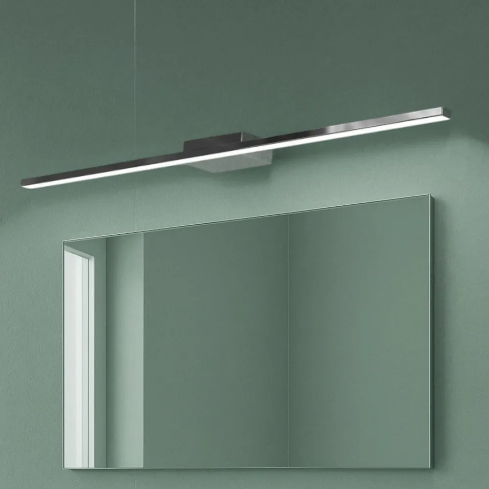 Applique Da Bagno-Top Light Applique per specchio da bagno 11w 4000k cromato toplight