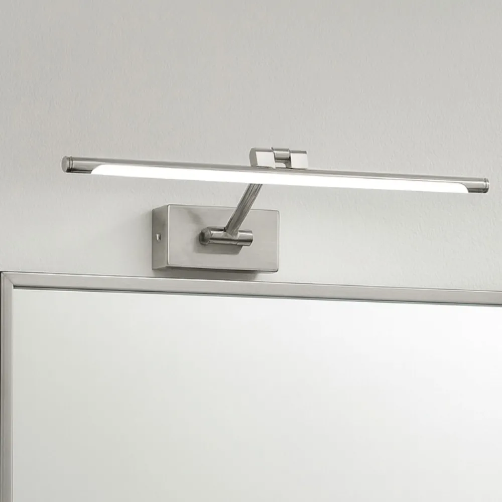 Applique Da Bagno-Gea Luce Applique per specchio da bagno cromo led 8w 3000k