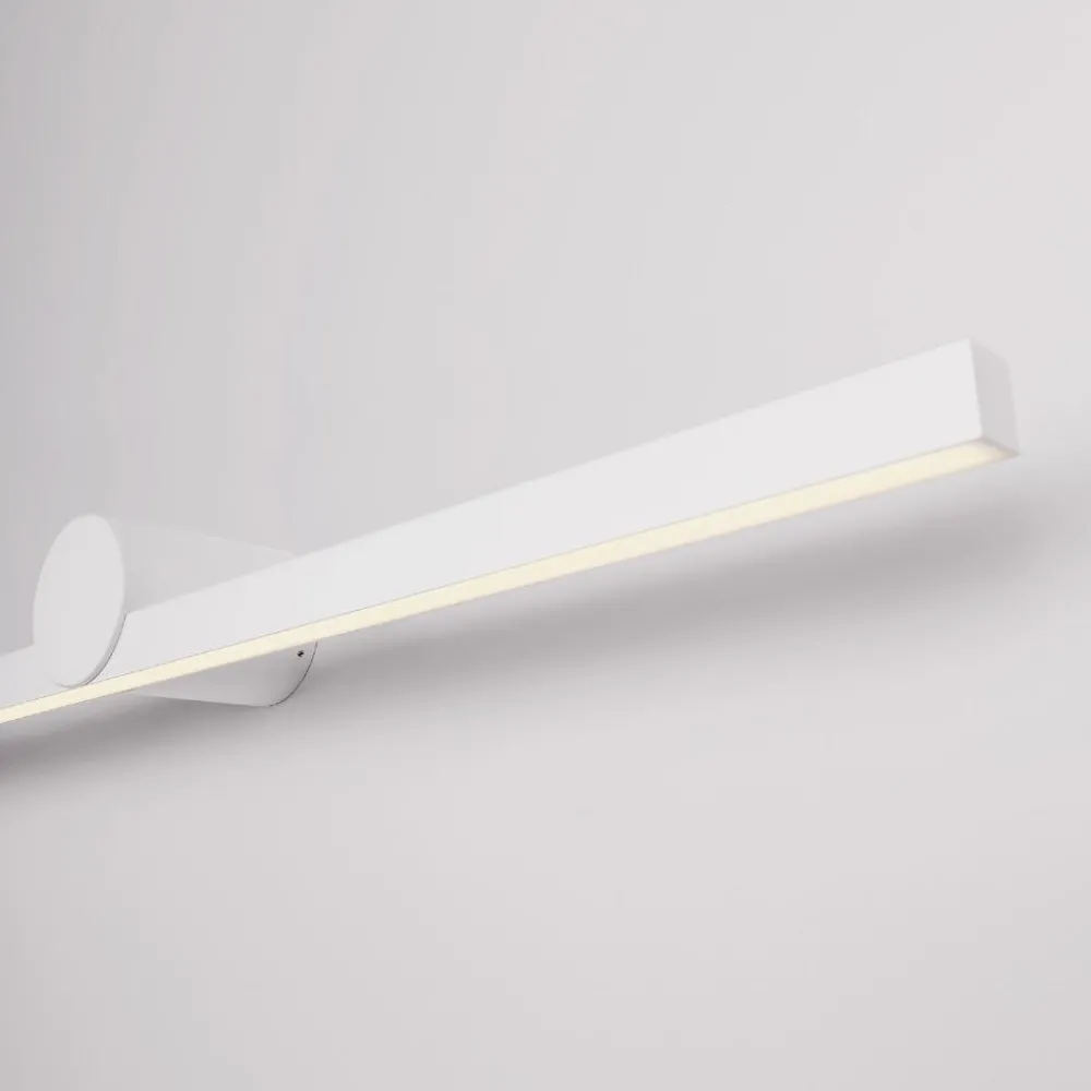 Applique Da Bagno-Selezionato da Mazzolaluce Applique per specchio da bagno bianco moderna led 17w 3000k