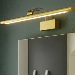 Applique Da Bagno-Selezionato da Mazzolaluce Applique per specchio da bagno oro scuro 12w 4000k