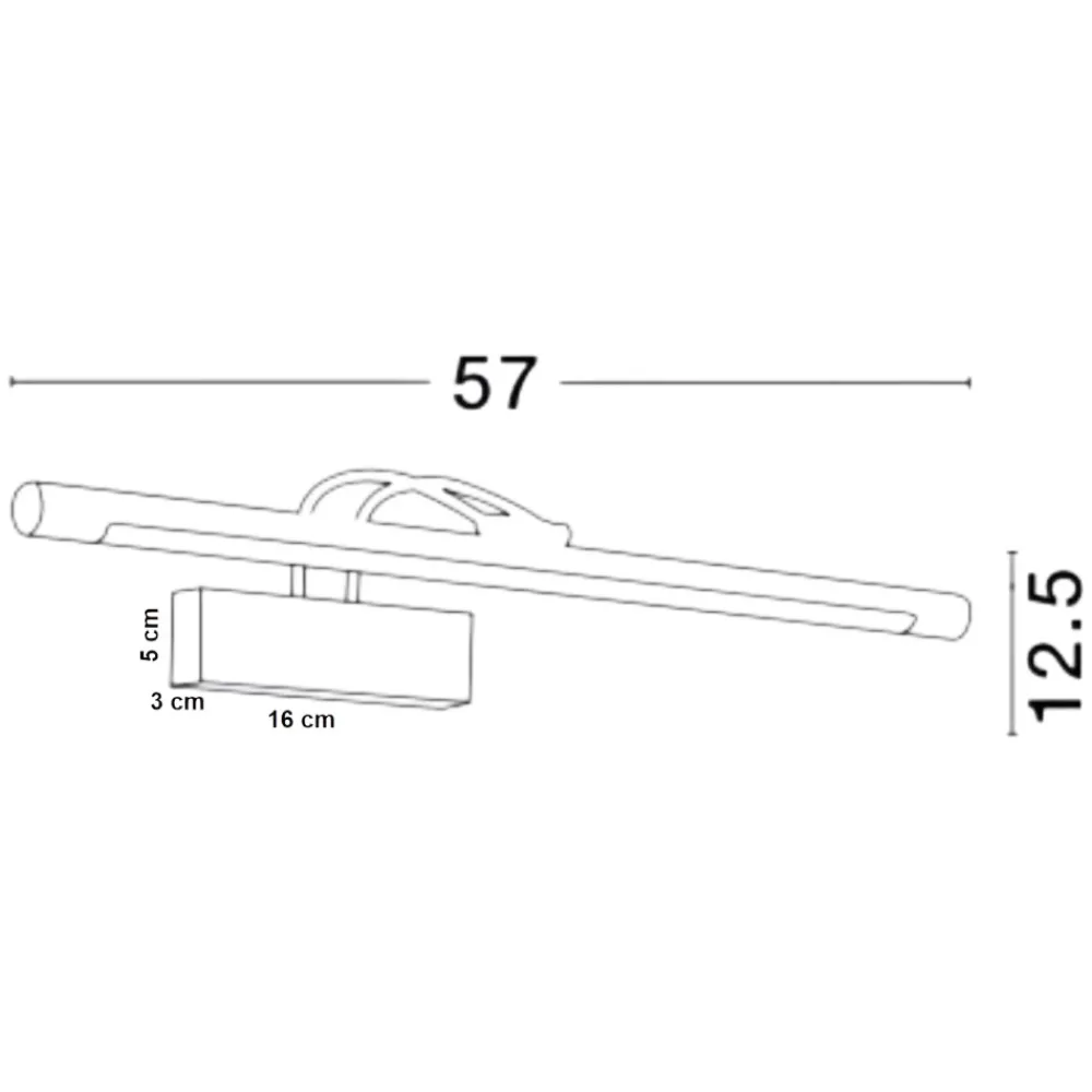 Applique Da Bagno-Selezionato da Mazzolaluce Applique per specchio da bagno oro scuro 12w 4000k