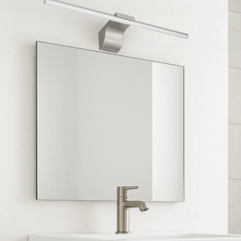 Applique Da Bagno-Selezionato da Mazzolaluce Applique per specchio da bagno led 10w 4000k nichel