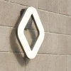 Applique Da Esterno-Selezionato da Mazzolaluce Applique quadrata da esterno balcone moderno grafite led 20w 4000k