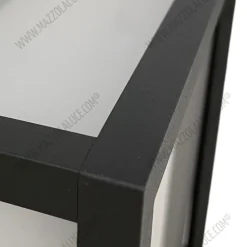 Applique Da Esterno-IsyLuce Applique quadrato antracite per esterno quad déco