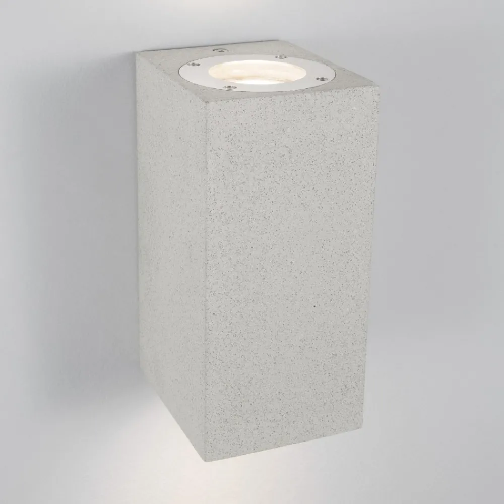 Applique Da Esterno-Selezionato da Mazzolaluce Applique quadrato di cemento bianco ip65 per esterno