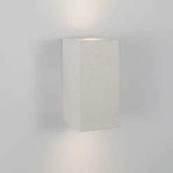 Applique Da Esterno-Selezionato da Mazzolaluce Applique quadrato di cemento bianco ip65 per esterno