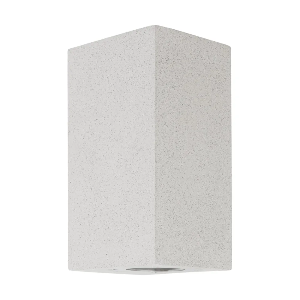 Applique Da Esterno-Selezionato da Mazzolaluce Applique quadrato di cemento bianco ip65 per esterno