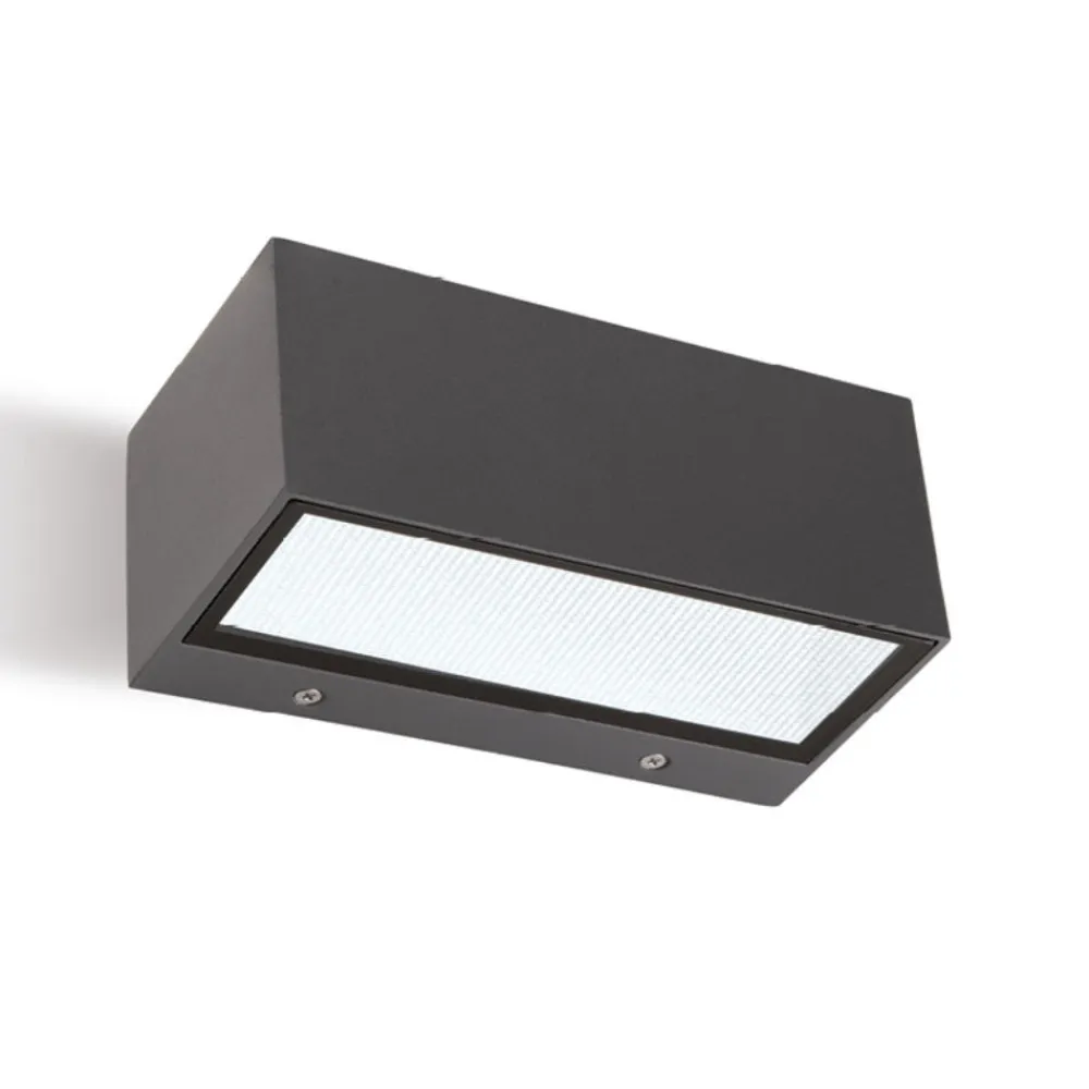 Applique Da Esterno-Selezionato da Mazzolaluce Applique rettangolare da esterno grafite biemissione led 24w 4000k