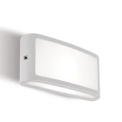 Applique Da Esterno-Selezionato da Mazzolaluce Applique rettangolare da esterno bianca moderna led 10w 4000k ip65