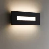 Applique Da Parete-Top Light Applique rettangolare led nero moderno wally toplight