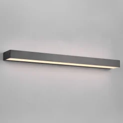 Applique Da Bagno-Selezionato da Mazzolaluce Applique rettangolare nera per bagno led 8w 3000k
