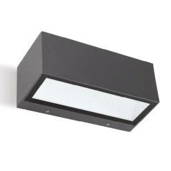 Applique Da Esterno-Selezionato da Mazzolaluce Applique rettangolare per esterno grafite led 36w 4000k