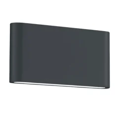 Applique Da Esterno-Selezionato da Mazzolaluce Applique rettangolare per esterno 9w 3000k antracite