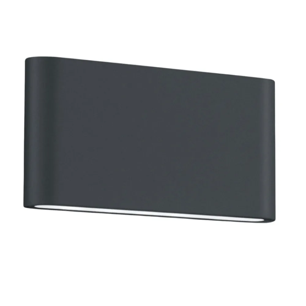 Applique Da Esterno-Selezionato da Mazzolaluce Applique rettangolare per esterno 9w 3000k antracite