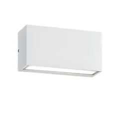 Applique Da Esterno-Selezionato da Mazzolaluce Applique rettangolare per esterno bianco led 9w 3000k ip65 anti corrosione
