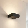 Applique Da Parete-Linea Light Applique revolo v2 nero led 14w 3000k mono emissione