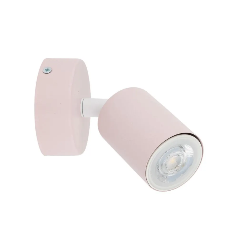 Applique Da Parete-Selezionato da Mazzolaluce Applique rosa da parete soffitto orientabile per interni