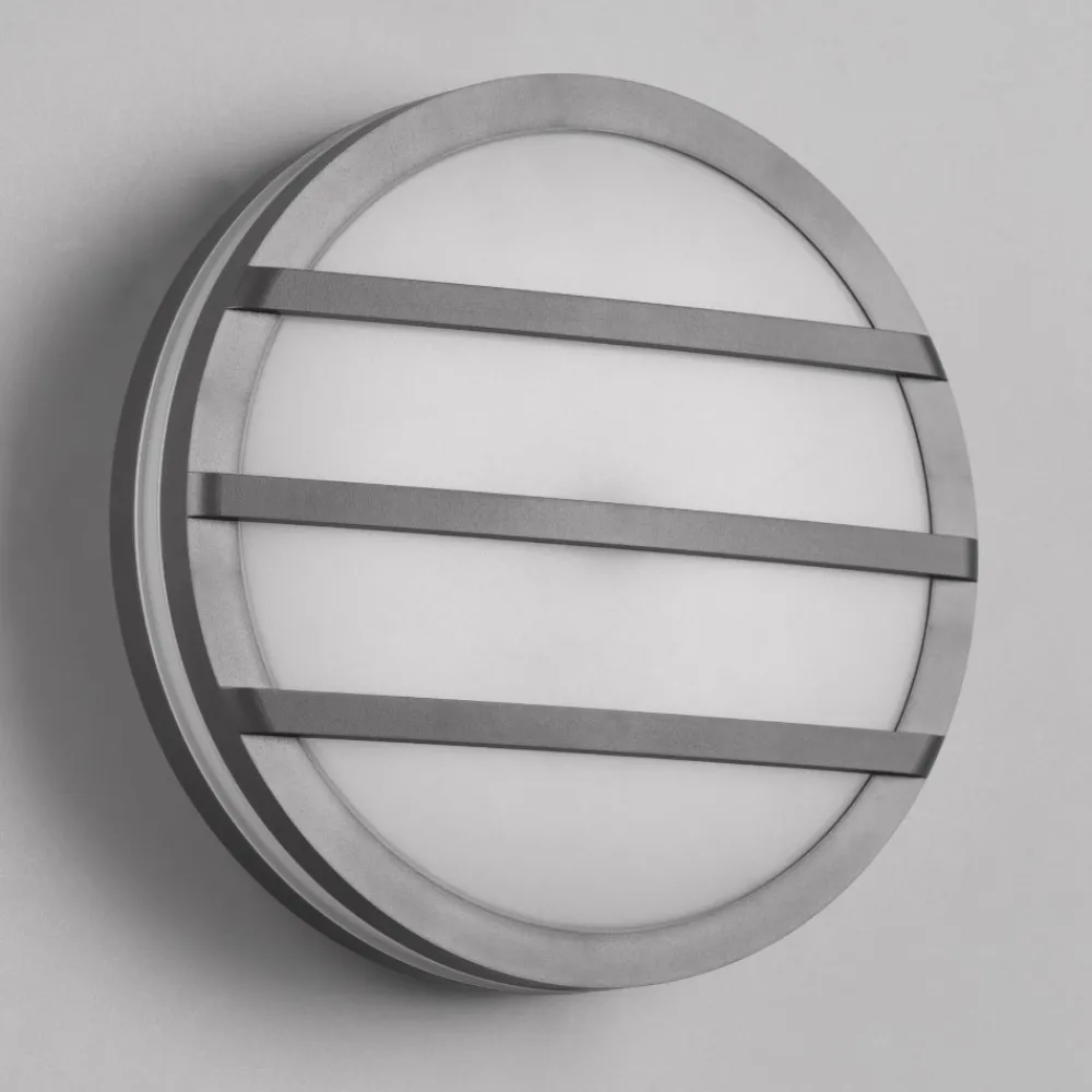Applique Da Esterno-Selezionato da Mazzolaluce Applique rotonda da esterno antracite 9w 3000k