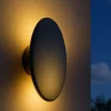 Applique Da Esterno-Selezionato da Mazzolaluce Applique rotonda da esterno balcone moderno grafite led 18w 3000k