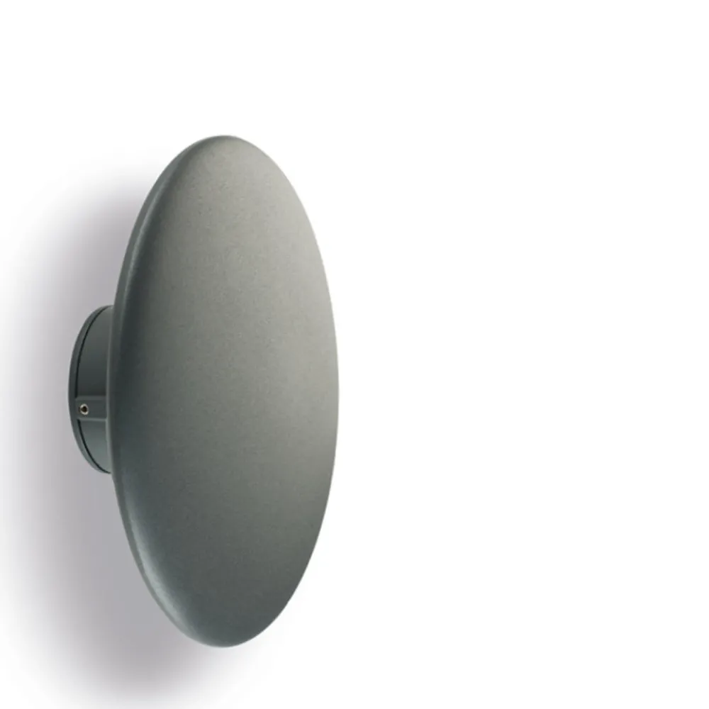 Applique Da Esterno-Selezionato da Mazzolaluce Applique rotonda da esterno balcone moderno grafite led 18w 3000k