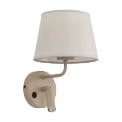 Applique Camera Da Letto-Selezionato da Mazzolaluce Applique sabbia doppia luce per comodino camera da letto