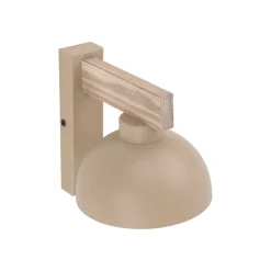 Applique Camera Da Letto-Selezionato da Mazzolaluce Applique sabbia in legno con interruttore da comodino per camera da letto