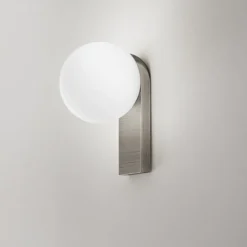 Applique Da Parete-Perenz Illuminazione Applique sfera grigio titanio talia