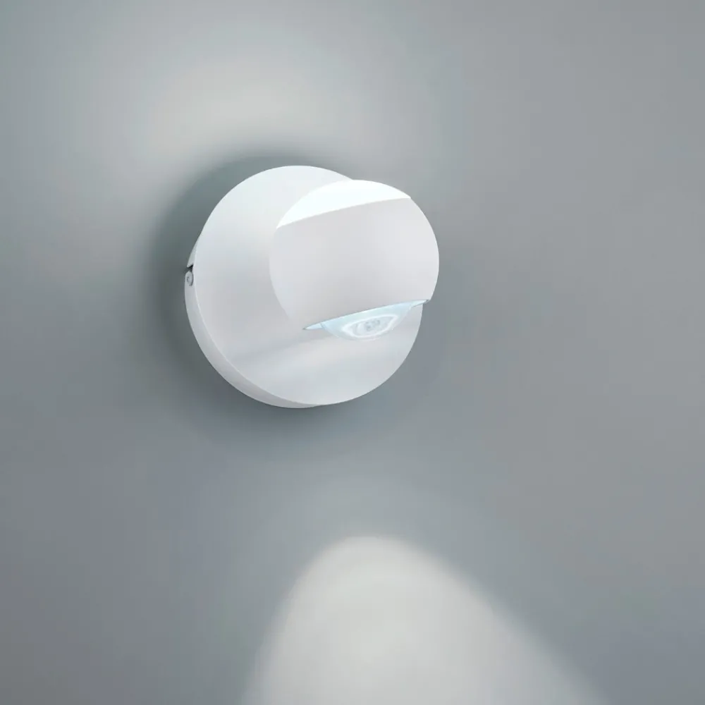 Applique Da Parete-Selezionato da Mazzolaluce Applique sferico bianco led 5w da 2700k a 6500k con telecomando