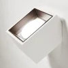 Applique Da Parete-Sforzin Illuminazione Applique sforzin gesso bronzo nassa quadrato